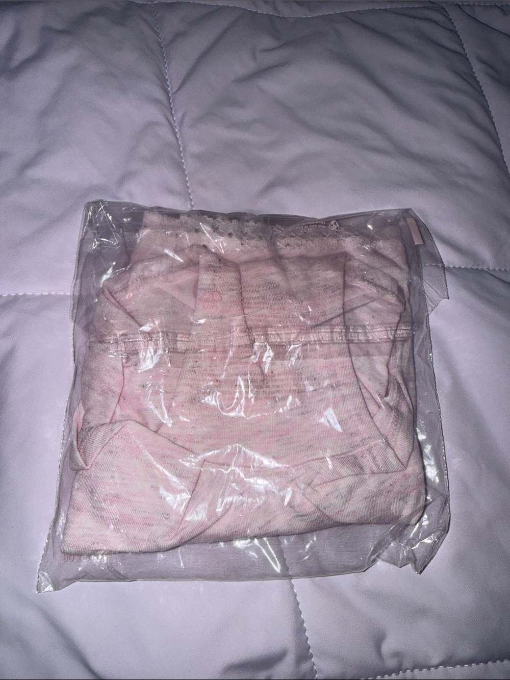NWT PINK Victoria’s Secret Pink Lace Trim Boy Short Panty